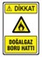 Doğalgaz Boru Hattı Levhası 1