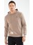 Vizon Regular Fit Düz Pamuklu Kapüşonlu Kanguru Cep Erkek Sweatshirt - XC2173 3