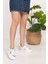 Beyaz Nurse Life Bağcıklı Ortopedik Spor Sandalet 3