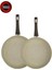 Profuse 26 cm ve 30 cm Indüksiyon Tabanlı 2’li Tava Seti Krem – KRM02 – KRM04 1