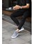 -Gri Süet Bağcıklı Sneakers Erkek Ayakkabı 3