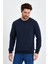 Bisiklet Yaka Basic Ince Mevsimlik Sweatshirt RD23YE581001 4