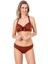 Kadın Fiyonk Detaylı Kiremit Bikini Takımı 1