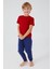 Chirping Kırmızı Erkek Çocuk Kısa Kol Pijama Takım 3