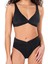 Kadın Yüksek Bel Siyah Simli Bikini Takımı 2