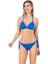 Kadın Yarım Dolgulu Aksesuarlı Mavi Bikini Takımı 4