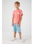 Just Surf Pembe Erkek Çocuk Kapri Takım 2