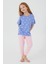 Flying Birds Lavanta Kız Çocuk Kısa Kol Pijama Takım 1