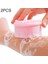 2 Adet Silikon Kafa Duş Masaj Fırçası Yumuşak Bebek Banyo Fırçası (Pembe) (Yurt Dışından) 2