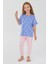 Flying Birds Lavanta Kız Çocuk Kısa Kol Pijama Takım 3