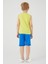 Crocodile Pattern Yeşil Erkek Çocuk Bermuda Takım 5