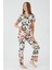 Pleated Haki Kadın Gömlek Pijama 2