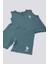 Blue Yeşil Bebek Sıfır Kol T-shirt Takım 2