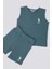 Blue Yeşil Bebek Sıfır Kol T-shirt Takım 4