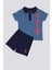 Azure Mavi Bebek Polo Yaka T-shirt Takım 2