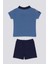 Azure Mavi Bebek Polo Yaka T-shirt Takım 4