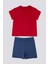 Soft Textured Kırmızı Bebek T-shirt Takım 5