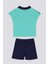 Azure Mavi Bebek Polo Yaka T-shirt Takım 4