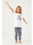 Always Be Kind Krem Kız Çocuk Kısa Kol Pijama Takım 1