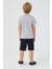 Urban Wears Gri Melanj Erkek Çocuk Bermuda Takım 5