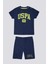 Bright Koyu İndigo Bebek T-shirt Takım 1