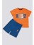 Care Turuncu Bebek T-shirt Takım 4
