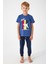 Tour Fly Gece Mavisi Melanj Erkek Çocuk Kısa Kol Pijama Takım 1