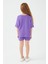 Sweet Pink Mor Kız Çocuk Şort Takım 5