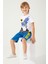 City Beyaz Erkek Çocuk Bermuda Takım 1