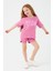 Sweet Pink Pembe Kız Çocuk Şort Takım 3