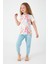 Unicorn Magic Krem Kız Çocuk Kısa Kol Pijama Takım 1