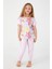 Unicorn Magic Gül Kurusu Kız Çocuk Kısa Kol Pijama Takım 2