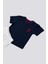 Exquisite Detail Lacivert Bebek T-shirt Takım 3