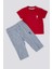 Delicate Light Texture Kırmızı Bebek T-shirt Takım 4