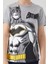 The Flying Hero Batman Gri Melanj Erkek Çocuk Bermuda Takım 2