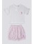 Alive Pattern Krem Bebek T-shirt Takım 1