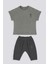 The Elegance Of Khaki Haki Erkek BebekT-shirt Pantolon Takım 1