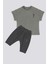 The Elegance Of Khaki Haki Erkek BebekT-shirt Pantolon Takım 2