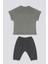 The Elegance Of Khaki Haki Erkek BebekT-shirt Pantolon Takım 4