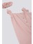 Sweet Candy Pembe Bebek Bandanalı Salopet Takım 2