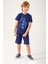 Color Painting Lacivert Erkek Çocuk Bermuda Takım 2