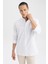 Modern Fit Baskılı Dokulu Uzun Kollu Pamuklu Gömlek Z8164AZ23SP 3