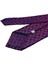 Lacivert - Bordo Motif Desen Mendilli Klasik Kravat KK11603 3