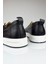 Hakiki Deri Siyah Erkek Sneaker 3