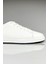 Hakiki Deri Beyaz Erkek Sneaker 4