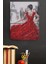Sayılarla Boyama Seti Kasnaklı Kırmızı Kadın 60 x 75 cm 1