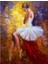Sayılarla Boyama Seti Kasnaklı Hüzünlü Balerin 40 x 50 cm 1
