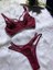 Kadın Bordo Kapsız Bralet Takımı 1