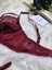 Kadın Bordo Kapsız Bralet Takımı 2