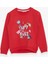 Kız Çocuk Sweatshirt Renkli Oje Baskılı 6-12 Yaş, Narçiçeği 1
